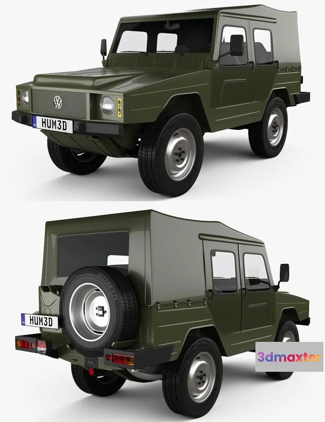 1524480 - PBR Game 3D Models - Volkswagen Iltis 1978 3D Max