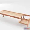 1524504 - PBR Game 3D Models - Wooden Childrens Table 3D Max