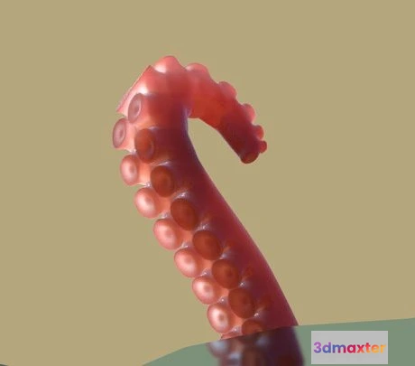 1524524 - PBR Game 3D Models - Animated Tentacle 3D Max