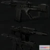 1524598 - PBR Game 3D Models - Compact Assault Rifle 3D Max