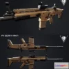 1524614 - PBR Game 3D Models - FN ScarH MK17 3D Max