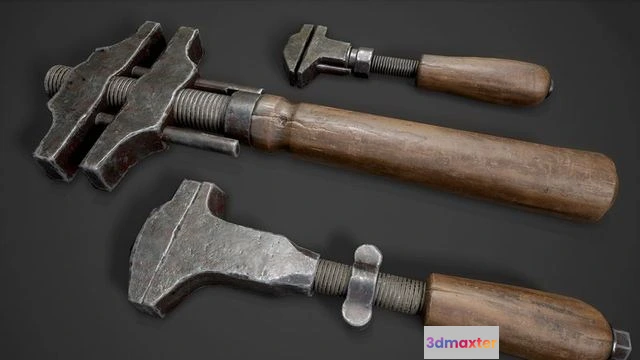 1524626 - PBR Game 3D Models - Garage Tools 3D Max