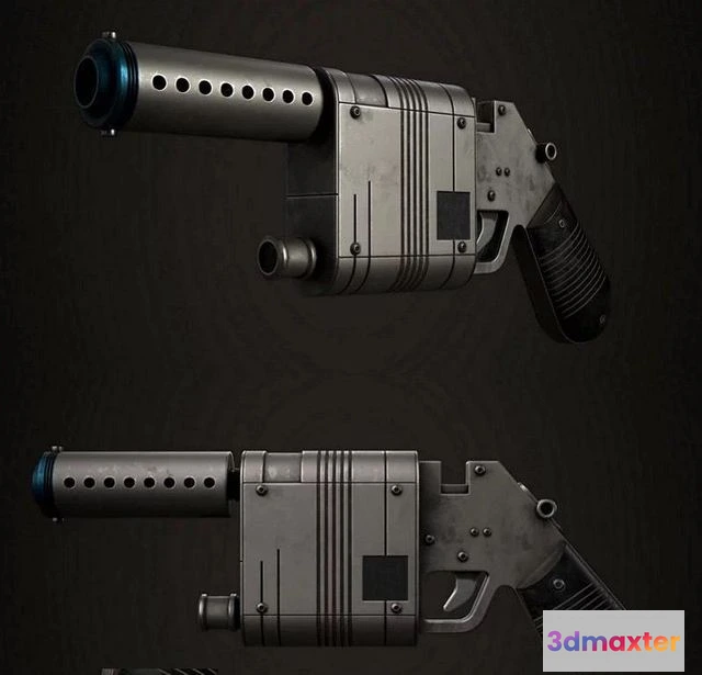 1524650 - PBR Game 3D Models - Han Solo LPA NN-14 3D Max