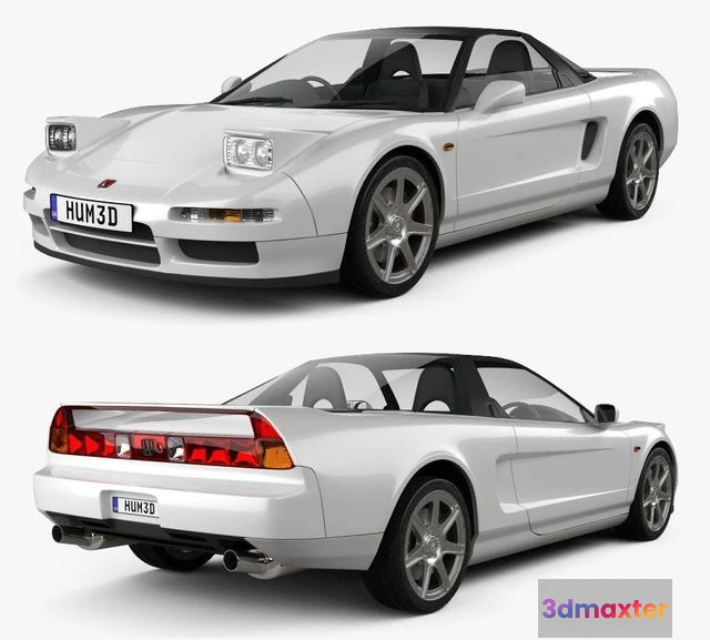 1524660 - PBR Game 3D Models - Honda NSX Type-R 1992 3D Max