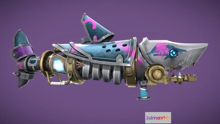 1524674 - PBR Game 3D Models - Jinx   Arcane Fishbones 3D Max