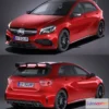 1524706 - PBR Game 3D Models - Mercedes-Benz A45 AMG 2017 3D Max