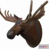 1524722 - PBR Game 3D Models - Moose Head Taxidermy 3D Max