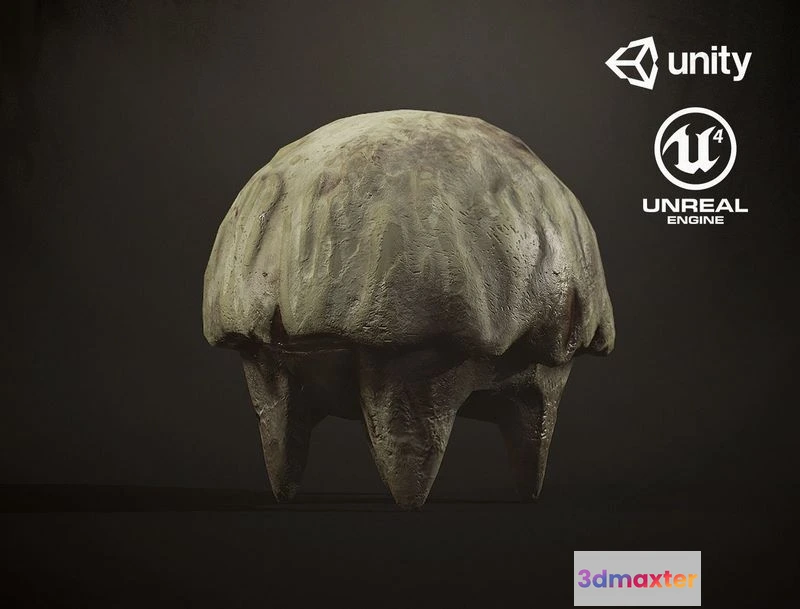1524728 - PBR Game 3D Models - Mushroom Monster1 3D Max