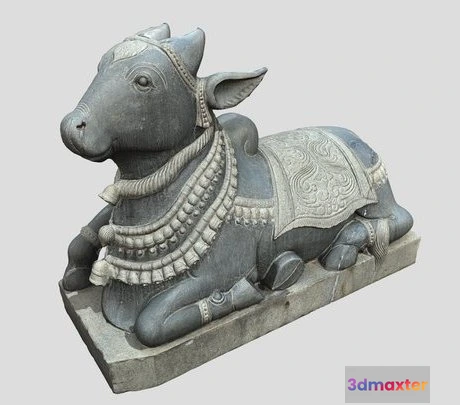 1524730 - PBR Game 3D Models - Nandhi  Lord Shiva’s Vehicle 3D Max