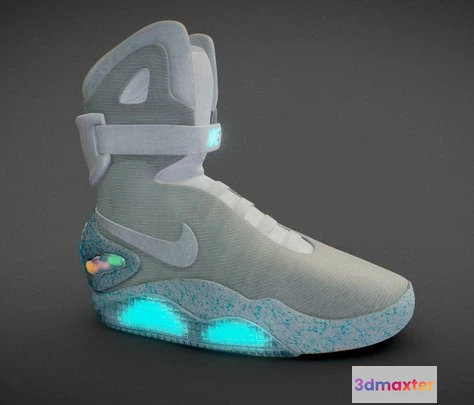 1524736 - PBR Game 3D Models - Nike Air Mag   Back To The Future 3D Max