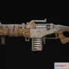 1524774 - PBR Game 3D Models - Rifle Sci-Fi Post Apocalypse 3D Max