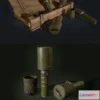 1524778 - PBR Game 3D Models - Russian Grenade RGD33 3D Max