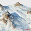 1524800 - PBR Game 3D Models - Snow Mountain Pack (World Machine) Type2 3D Max