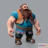 1524820 - PBR Game 3D Models - Stylized Dwarf 3D Max