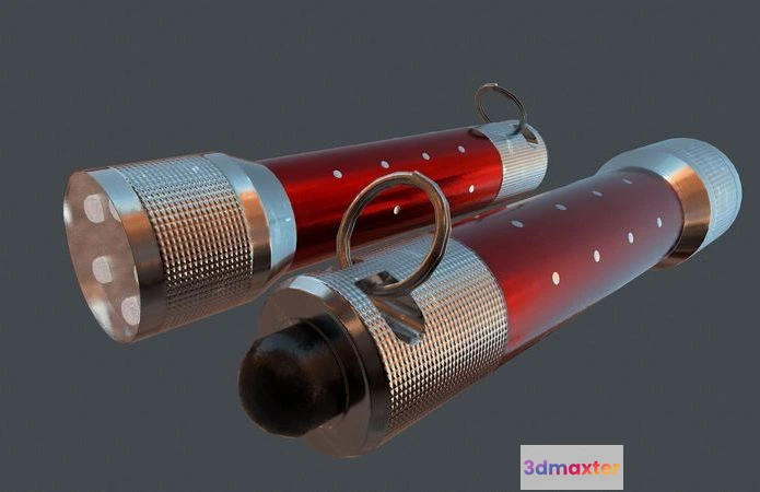 1524824 - PBR Game 3D Models - Survival Flashlight 3D Max