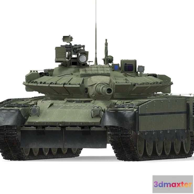 1524834 - PBR Game 3D Models - T 80Bvm Russian Mbt 3D Max