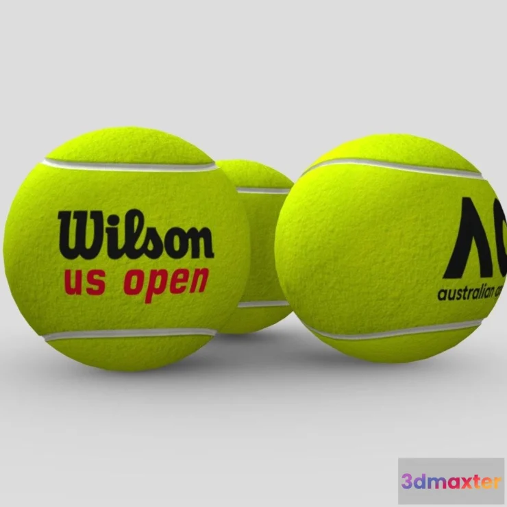 1524862 - PBR Game 3D Models - Tennis Balls 3D Max