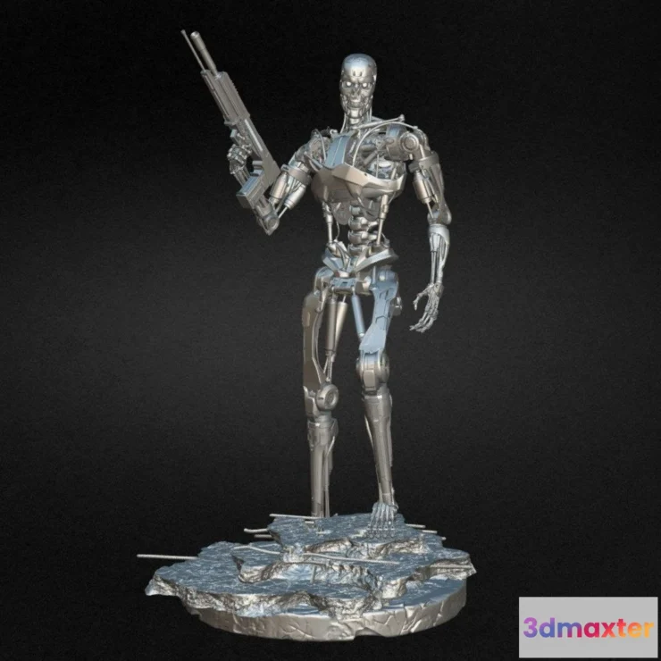 1524868 - PBR Game 3D Models - Terminator Genysis 3D Max