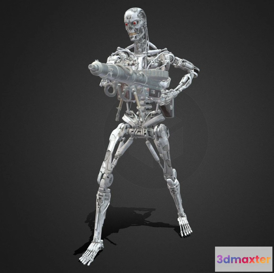 1524874 - PBR Game 3D Models - Terminatorlewis Dieselgun 3D Max