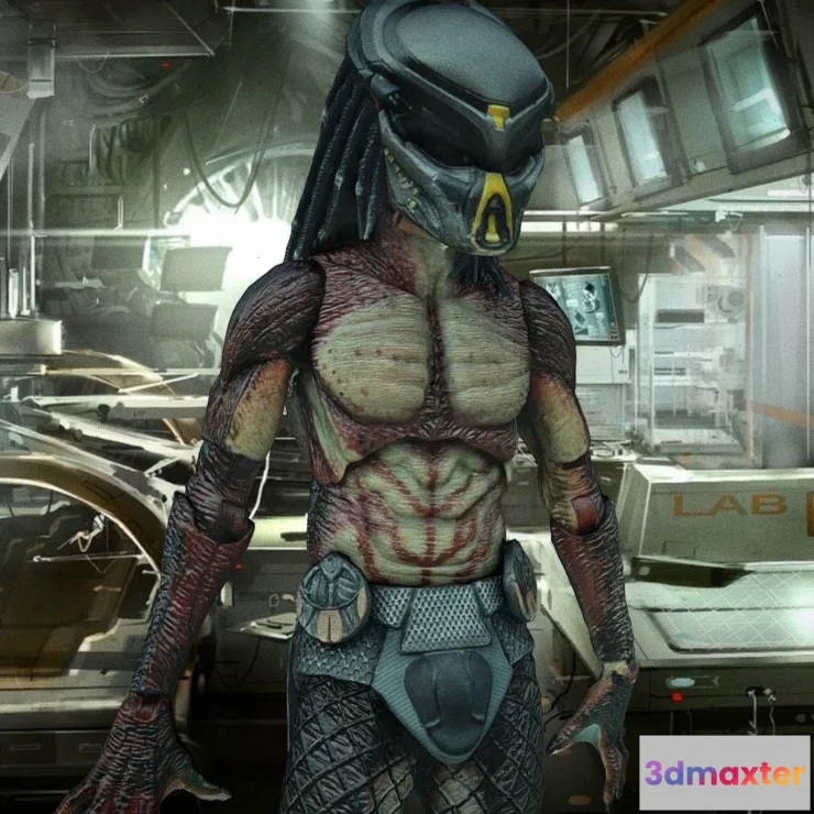 1524882 - PBR Game 3D Models - The Predator Ultimate Fugitive Predator 3D Max