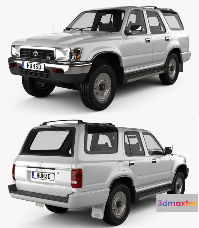 1524912 - PBR Game 3D Models - Toyota 4Runner 1992 3D Max