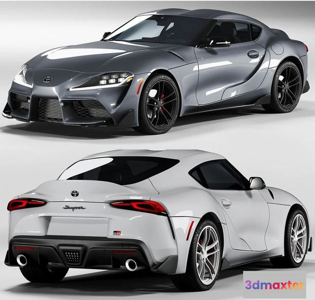 1524926 - PBR Game 3D Models - Toyota Supra GR 2020 3D Max