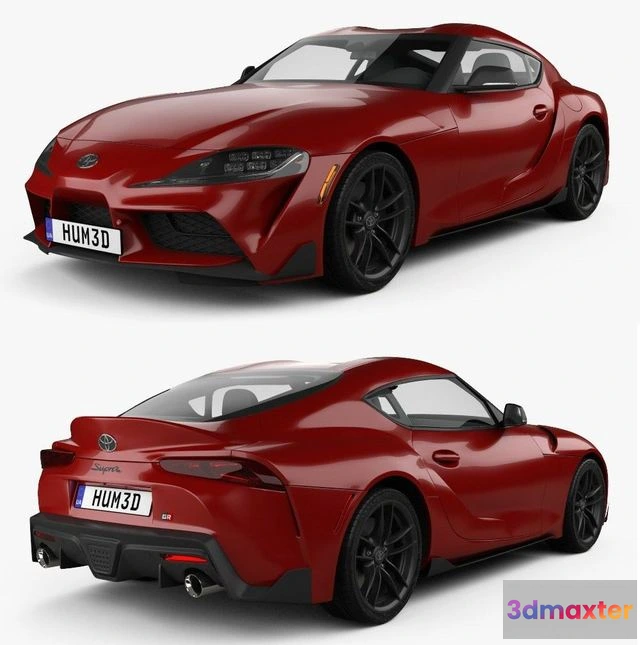 1524928 - PBR Game 3D Models - Toyota Supra US-spec 2019 3D Max
