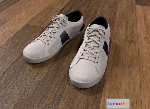 1524936 - PBR Game 3D Models - Trainer Shoes 3D Max