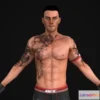 1524948 - PBR Game 3D Models - UFC Game Fighting Character 3D Max