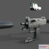 1524962 - PBR Game 3D Models - UZI-Pro gun 3D Max