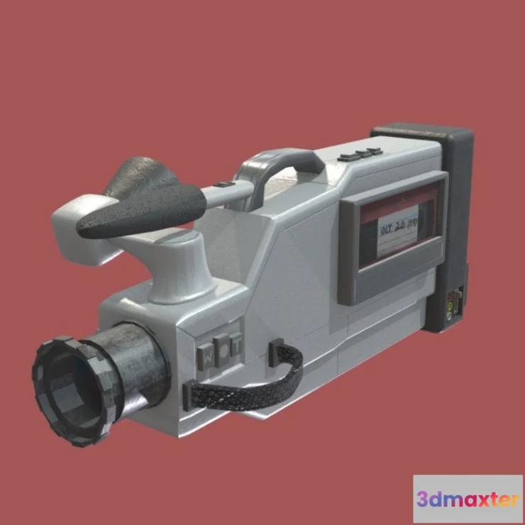 1524978 - PBR Game 3D Models - Vhs Camera 3D Max