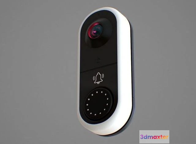 1524982 - PBR Game 3D Models - Video Doorbell 3D Max