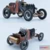 1524988 - PBR Game 3D Models - Vintage Racing Car 3D Max
