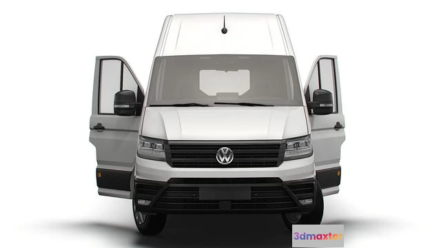 1525030 - PBR Game 3D Models - VW Crafter Panel Van L3H3 HQ Interior 2023 3D Max