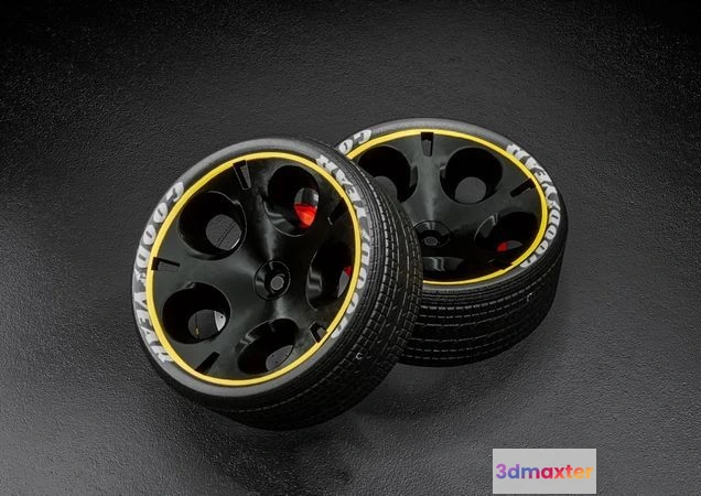 1525054 - PBR Game 3D Models - Wheel games 3D Max