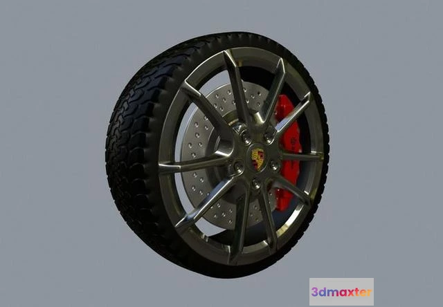 1525056 - PBR Game 3D Models - Wheel Low-poly 3D Max