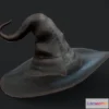 1525062 - PBR Game 3D Models - Witches Magic Hat Game Ready Low Poly 3D Model 3D Max