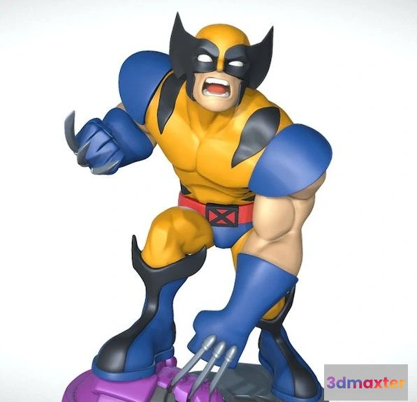 1525068 - PBR Game 3D Models - Wolverine Infi90s 3D Max