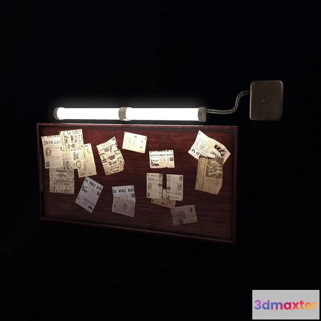 1525122 - PBR Game 3D Models - Wooden board 3D Max