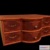 1525126 - PBR Game 3D Models - Wooden Dresser 3D Max