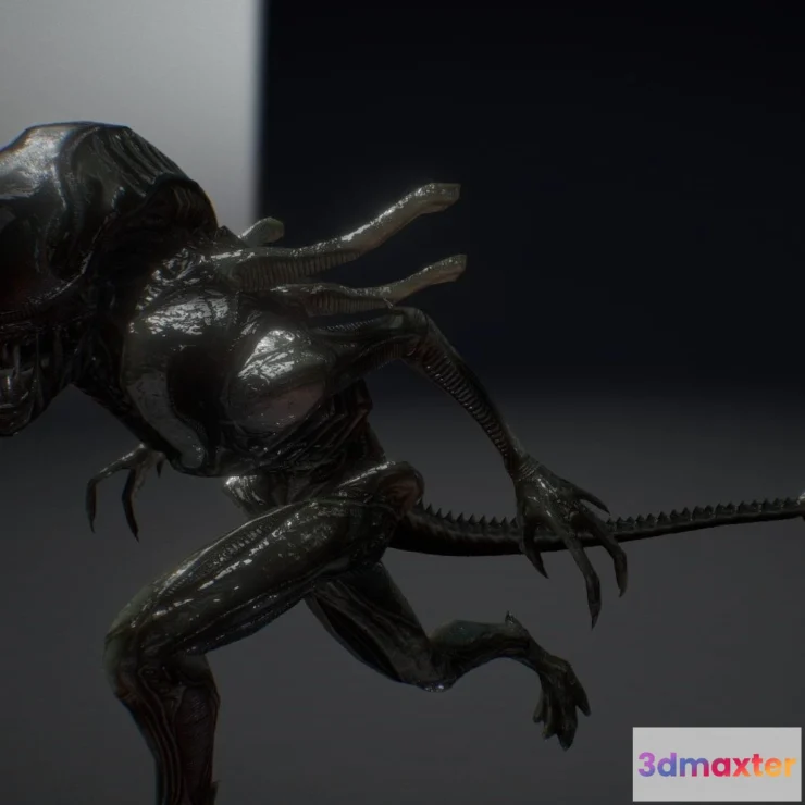 1525140 - PBR Game 3D Models - Xeno Solder 3D Max