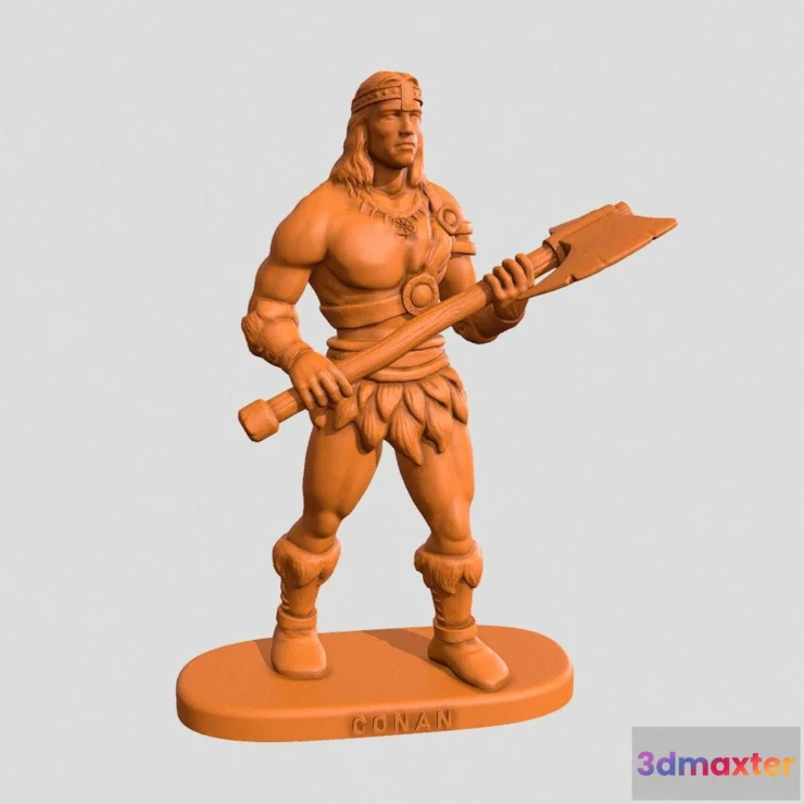 1525214 - PBR Game 3D Models - 030 Conan O Barbaro 3D Max