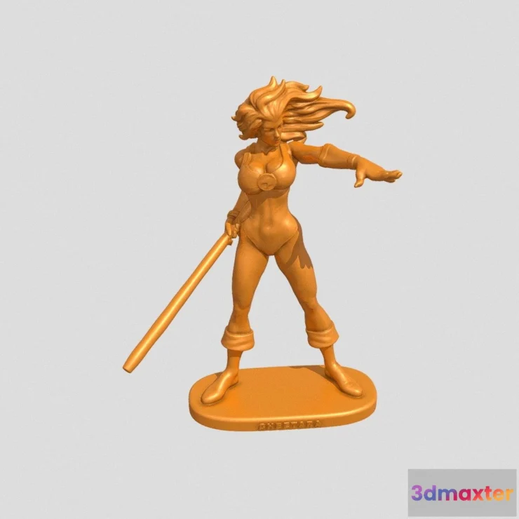 1525224 - PBR Game 3D Models - 090 Thundercats Cheetara 3D Max