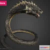 1525242 - PBR Game 3D Models - 25 Snake Dragon Hydra Head 3D Max