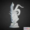 1525250 - PBR Game 3D Models - 3D Printable Baphomet Bust 3D Max