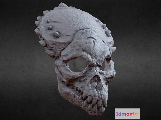 1525254 - PBR Game 3D Models - 3D PRINTABLE SHAMAN PREDATOR BIOMASK 3D Max