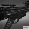 1525284 - PBR Game 3D Models - A 295 A280c Blaster Rifle 3D Max
