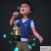 1525310 - PBR Game 3D Models - Adventure Boy in a Fantasy World 3D Max