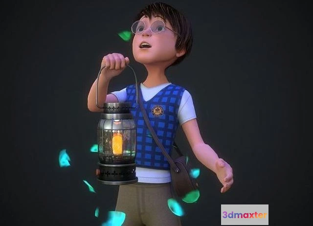 1525310 - PBR Game 3D Models - Adventure Boy in a Fantasy World 3D Max