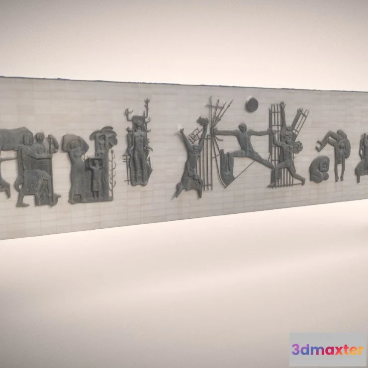 1525330 - PBR Game 3D Models - Al Tahrir Monument In Baghdad Iraq 3D Max